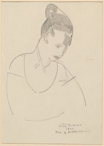 Elsie Speicher [裏面] 作： George Bellows