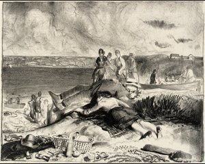 海の足 作： George Bellows
