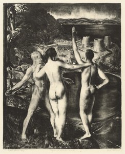 リクニスとその息子たち 作： George Bellows