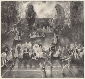 テニス 作： George Bellows