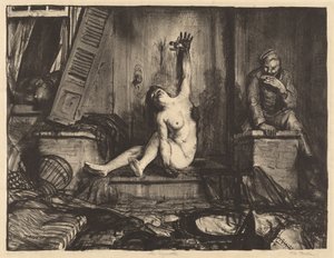 シガレット 作： George Bellows