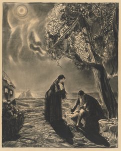 ハグと若者 作： George Bellows