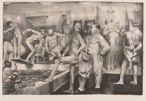 シャワーバス 作： George Bellows