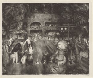 トーナメント 作： George Bellows