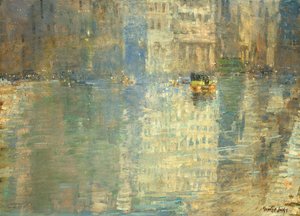 マディソン スクエア 作： George Benjamin Luks
