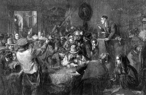 オークション、セールの最終日」、国際博覧会、1862 作： George Bernard O