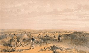 「第 4 師団の収容所」、1856 年 作： George Brackenbury
