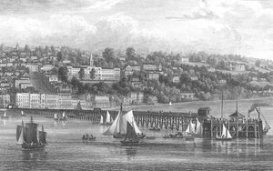 ライド、ワイト島、1855 作： George Brannon