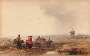 ジプシーキャンプ、オランダ、1800年代。
