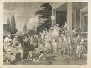 「郡選挙」からの証明 5 作： George Caleb Bingham