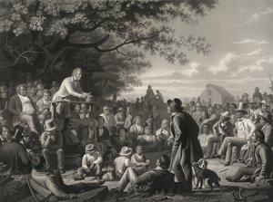 Stump Speaking 作： George Caleb Bingham