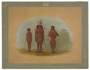 チェティボの家族 作： George Catlin