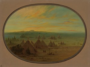 サーモン川のカラスの村、18551869。