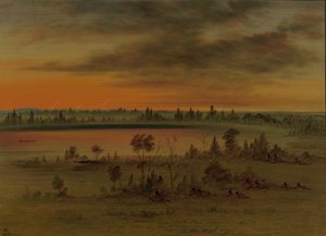 スー戦争党、18611869。 作： George Catlin