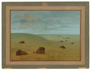 バッファローチェイスの後 - スー 作： George Catlin