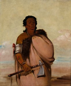 アショコレ、ロッテンフット、著名な戦士 作： George Catlin