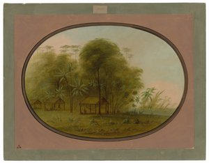 アロワク村 作： George Catlin