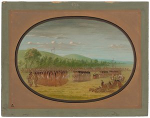 球技ダンス - チョクトー 作： George Catlin
