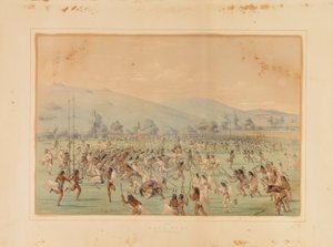 ボール遊び--23号 作： George Catlin