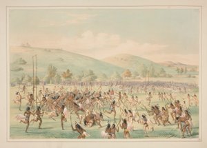 ボールプレイ、PL。 北米インディアンのポートフォリオから23人 作： George Catlin