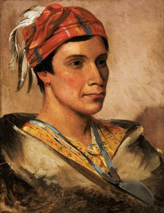 パン、部族の長 作： George Catlin
