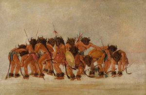 バッファロー・ダンス、マンダン 作： George Catlin