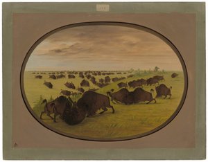 ブルズファイティング 作： George Catlin