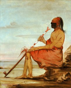 クークークー、フクロウ、年老いた酋長 作： George Catlin