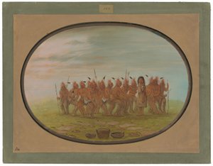 ベルダッシュに合わせて踊る - Saukie 作： George Catlin