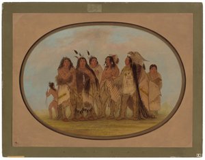 著名なカラスインディアン 作： George Catlin