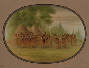 イーグル ダンス - チョクトー、18611869。 作： George Catlin