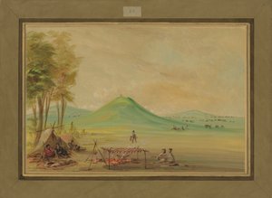 1686年4月、1847年から48年にかけて、テキサスの大草原で野宿をした
