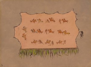 チーフ フォー メンズ ローブの複製 - マンダン、18611869。 作： George Catlin