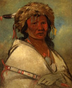大英雄、酋長、1845年。 作： George Catlin