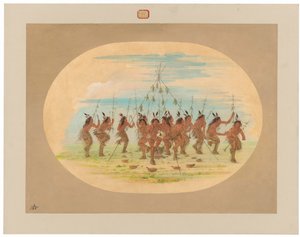 グリーン コーン ダンス - ミナタリース 作： George Catlin