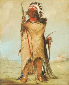 ホーラトーア、勇者、1832年。 作： George Catlin
