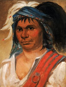 ハードヒッコリー、愛想の良い男、1831年。 作： George Catlin