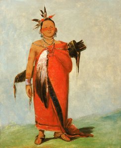 ホンス・カーイ・ディ、偉大な酋長、煙の息子 作： George Catlin