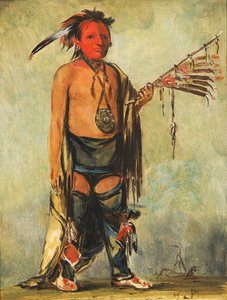 フー・ワ・ネ・カウ、リトル・エルク 作： George Catlin