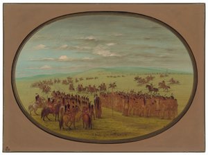 競馬 - ミナタリース 作： George Catlin