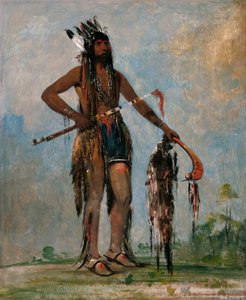 カ・ベス・ハンク、あらゆる場所を旅する者、戦士 作： George Catlin