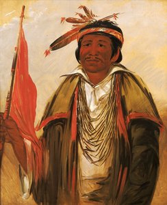 Ke-chin-qua、Big Bear、1830年。 作： George Catlin