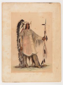 マンダンの酋長マ・ト・パ 作： George Catlin
