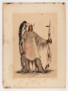 マンダンの酋長マ・ト・パ 作： George Catlin