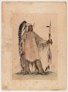 マンダンの酋長マ・ト・パ 作： George Catlin