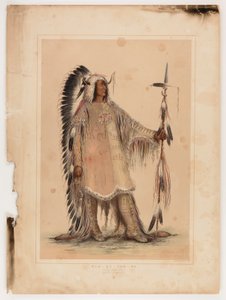 マンダンの酋長マ・ト・パ 作： George Catlin