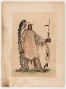 マンダンの酋長マ・ト・パ 作： George Catlin