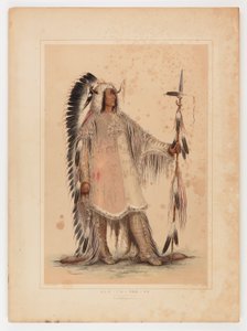 マンダンの酋長マ・ト・パ 作： George Catlin
