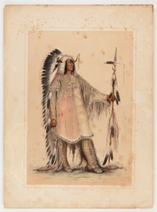 マンダンの酋長マ・ト・パ 作： George Catlin