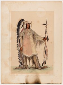 マンダンの酋長マ・ト・パ 作： George Catlin